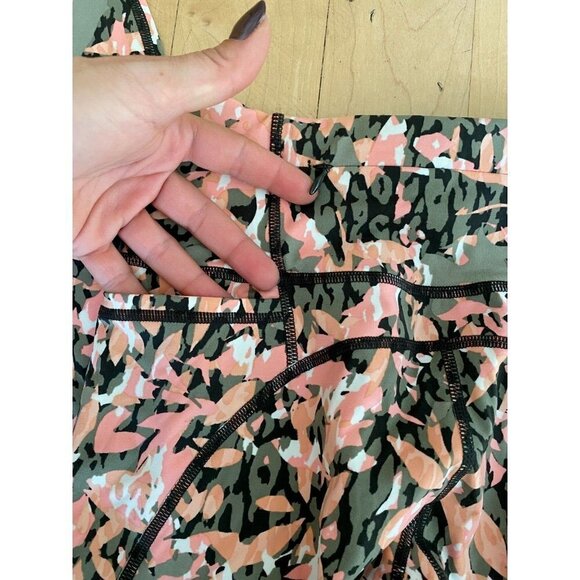 Sweaty Betty BNWOT "power" tights sz 2XS NEW pull on floral pink/green - Picture 7 of 8
